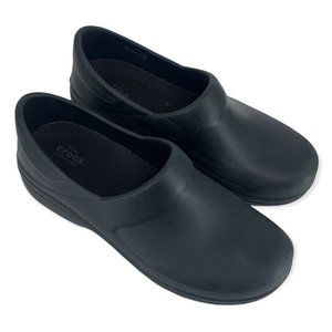 Crocs At Work Neria Pro II Women's Size 11 Black Clog slip-on Shoes